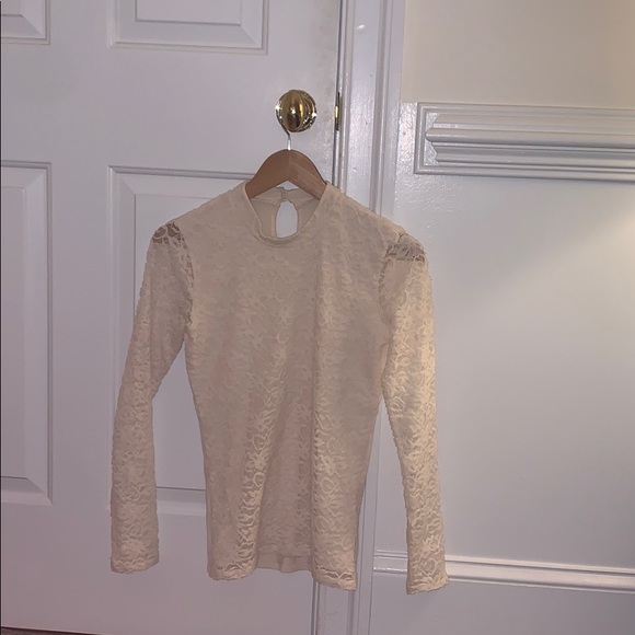Hollister Cream Lace Sweater - Picture 1 of 1